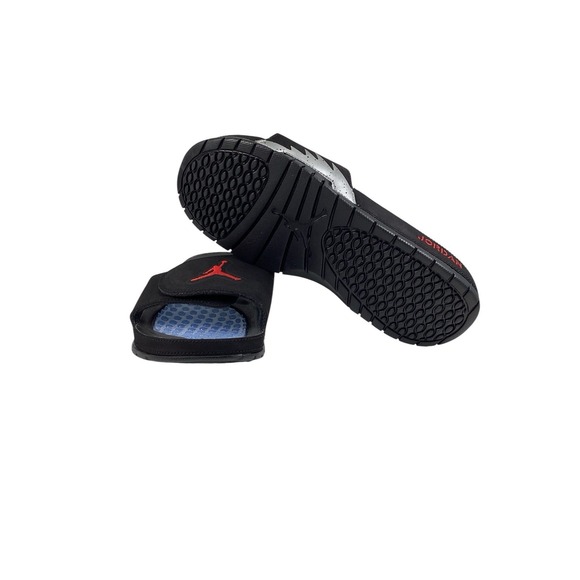 Nike Jordan Hydro 5 Retro Black/Fire Red-Silver 555501-061 Men\'s Size 9  No Box main image 4